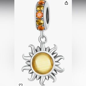 Coffee Moon Star Dream Catcher Charms for Bracelet 925 Sterling Silver for Women